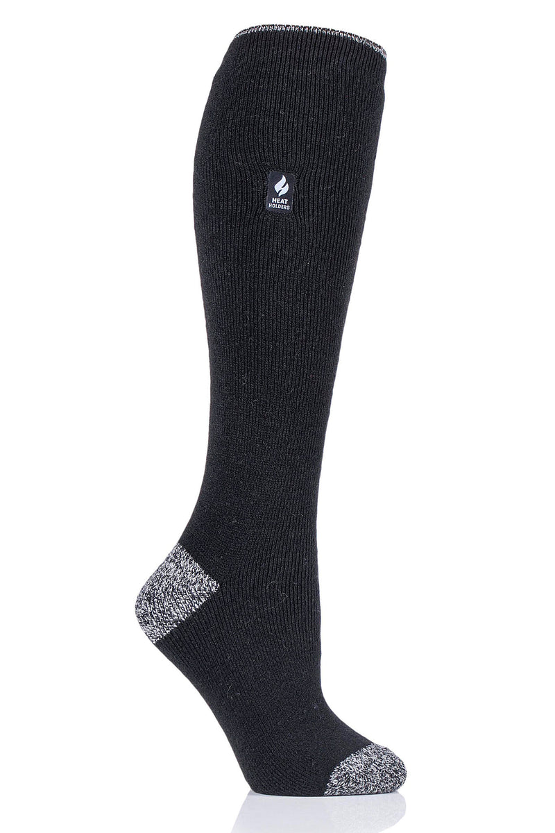 Heat Holders Women's Calla Lite Twist Thermal Long Sock Black