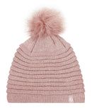 Women's Cannes Ribbed Hat With Pom Pom