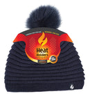 Women's Cannes Ribbed Hat With Pom Pom