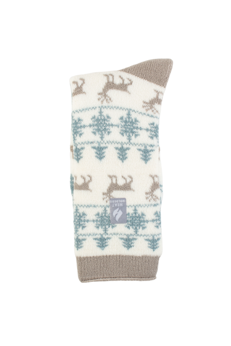 Women's LITE® Jade Holiday Outdoor Deer Crew Socks