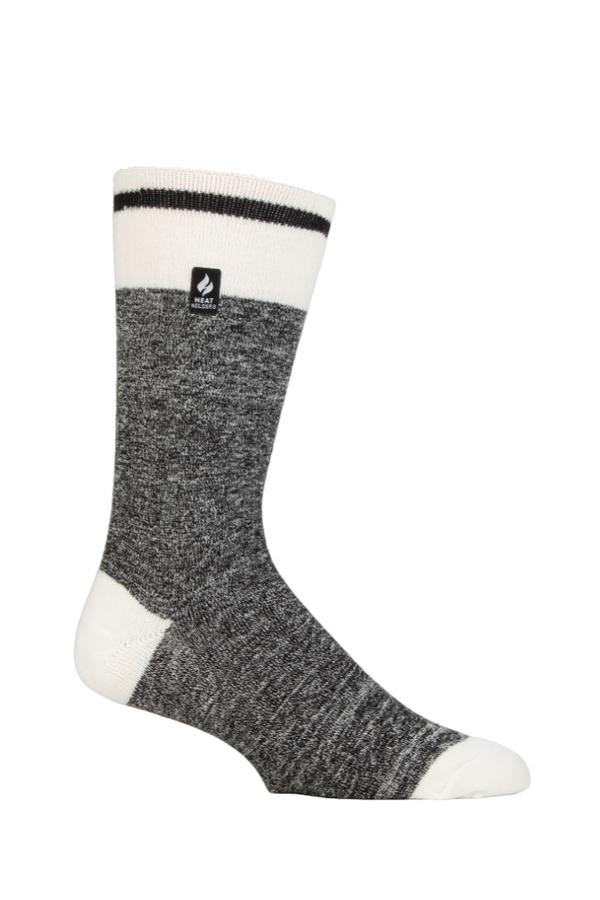 Men's Ultra Lite Lucas Cream Block Twist Crew Socks