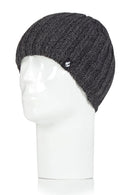 Heat Holders Hudson Fine Rib Thermal Hat Charcoal