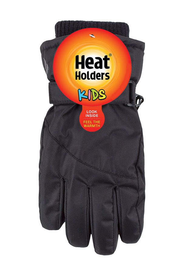 Heat Holders Kids Snowflake Performance Glove Black - Packaging