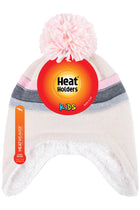 Heat Holders Kids Snowy Retreat Thermal Hat Buttercream - Pack