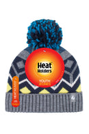 Heat Holders Kids Summit Trek Thermal Hat Pebble Melange - Pack