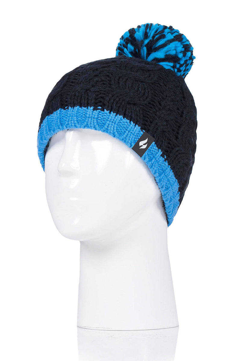 Heat Holders Kids Wanderlust Thermal Hat Black