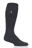 Heat Holders Men's Gabriel Original Twist Long Thermal Sock Black/Charcoal