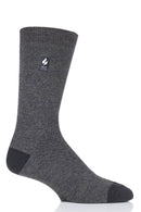 Heat Holders Men's Robin Ultra Lite Twist Thermal Crew Sock Charcoal