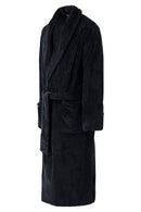 Heat Holders Men's Spa Robe Black - Side Front