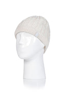 Heat Holders Women's Alesund Cable Knit Thermal Hat Buttercream