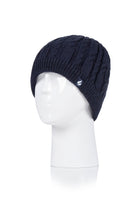 Heat Holders Women's Alesund Cable Knit Thermal Hat Navy