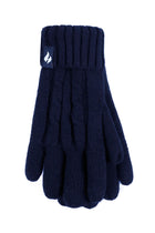 Heat Holders Women's Amelia Cable Knit Thermal Gloves Navy