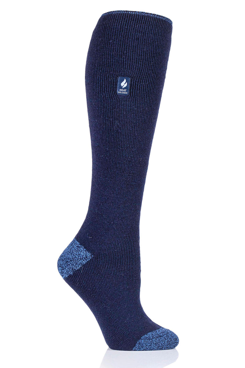 Heat Holders Women's Calla Lite Twist Thermal Long Sock Navy