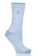Heat Holders Women's Viola Lite Twist Thermal Crew Sock  Denim
