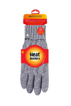 Heat Holders Women's Amelia Cable Knit Thermal Gloves Light Grey - Packaging