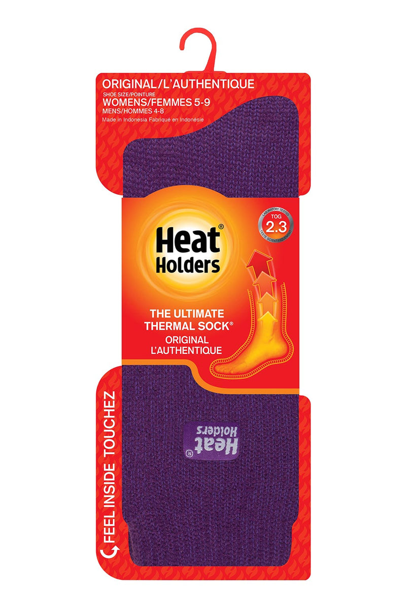 Heat Holders Camellia Wmns Original Crew Purple Pack