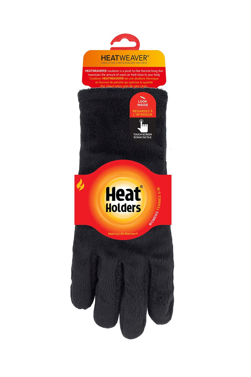 Women's Fuzzy Touch Screen Gloves Packaging