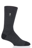 Heat Holders Men's Robin Ultra Lite Twist Thermal Crew Sock Black
