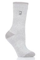 Heat Holders Women's Viola Lite Twist Thermal Crew Sock  Light Grey