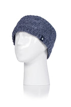 Heat Holders Women's Alta Cable Knit Thermal Headband Navy