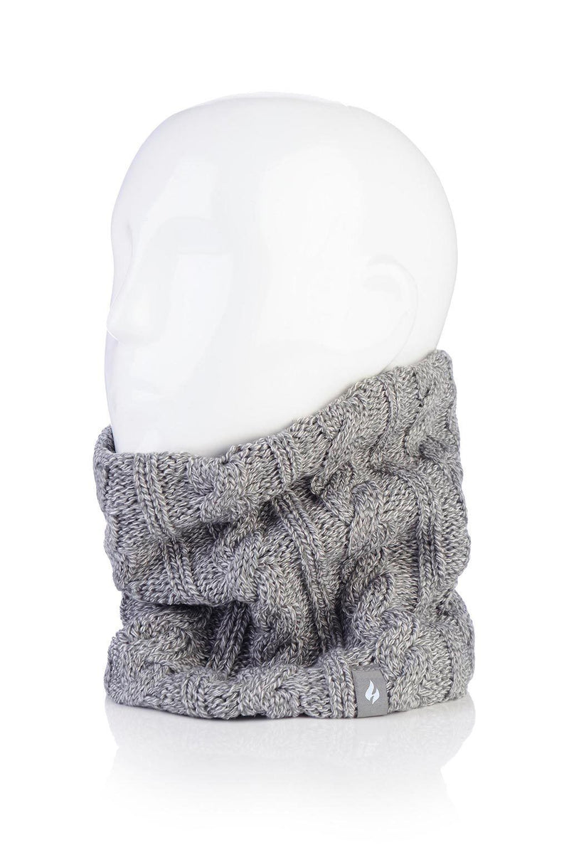 Heat Holders Women's Emily Thermal Neck Warmer Light Grey