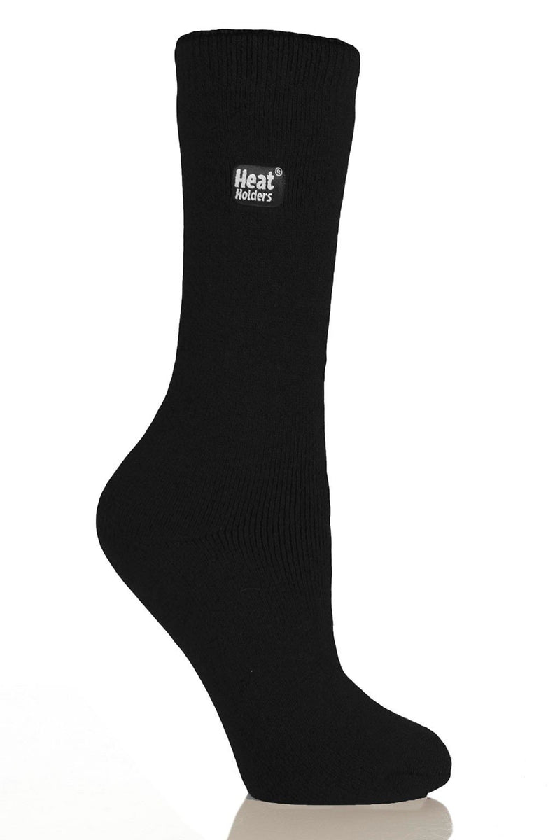 Heat Holders Womens Dahlia LITE Crew Socks Black