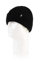Heat Holders Men's Roll Up Thermal Hat Black